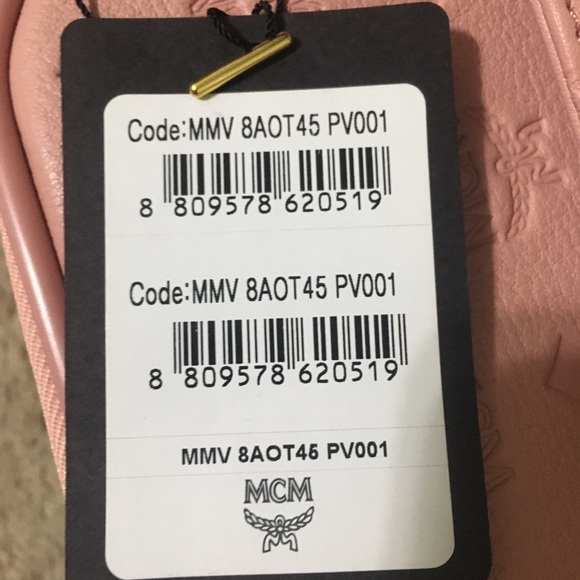 MCM Ottomar Monogrammed Leather Trolley - Picture 7 of 8